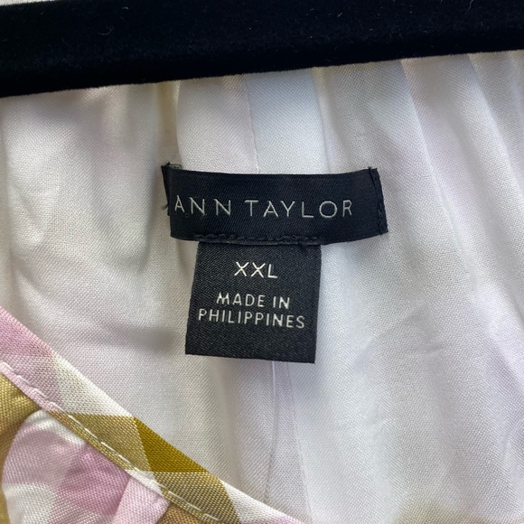 Ann Taylor Plaid Multi-Color Halter Flare Dress NWT - Picture 11 of 14